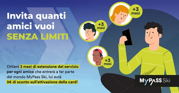 invita amico MyPass Ski