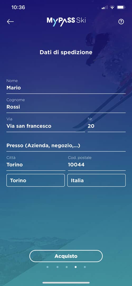create an account, Skiers and Cards