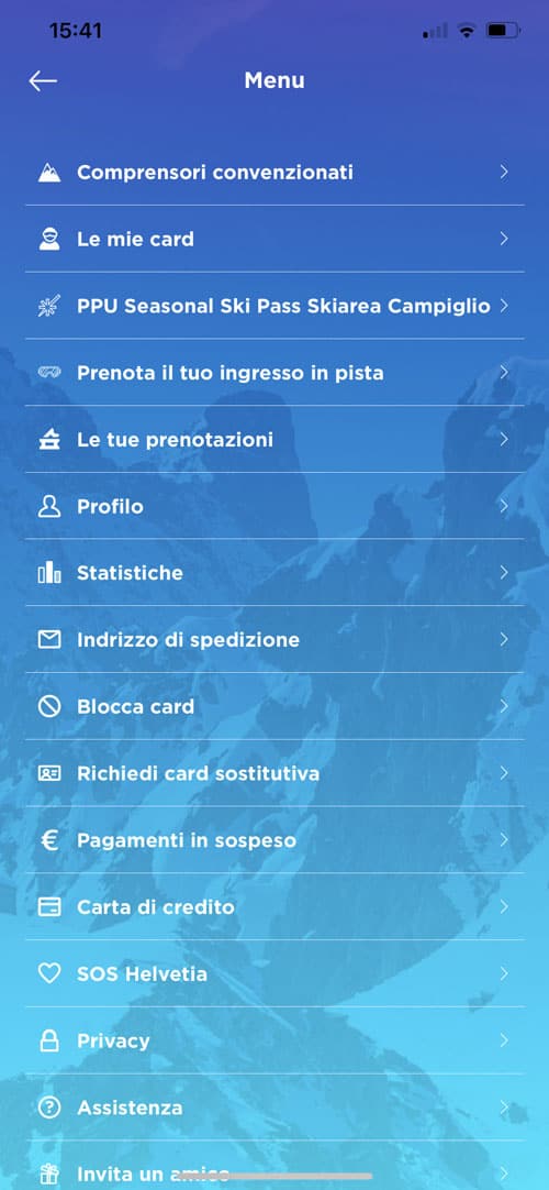 create an account, Skiers and Cards