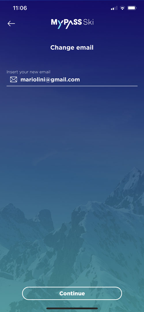 Change your email address, Change your email address