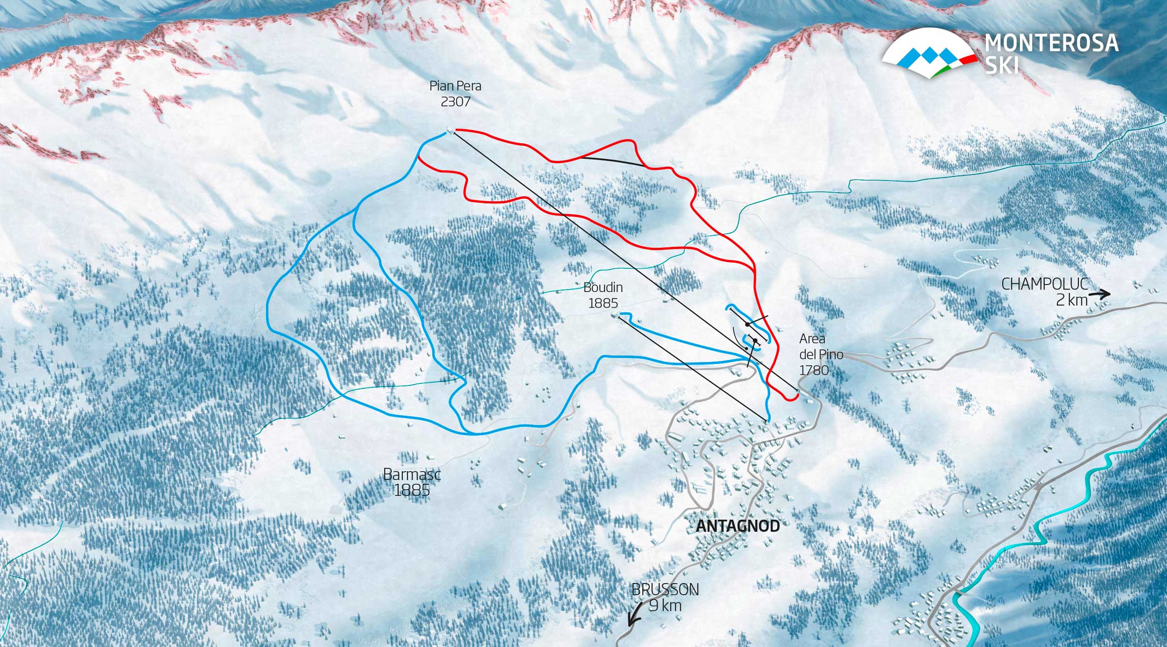 Antagnod Skipass, Antagnod