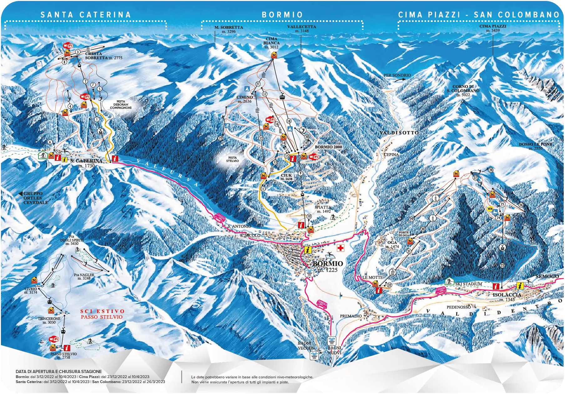 Skipass Bormio, Bormio