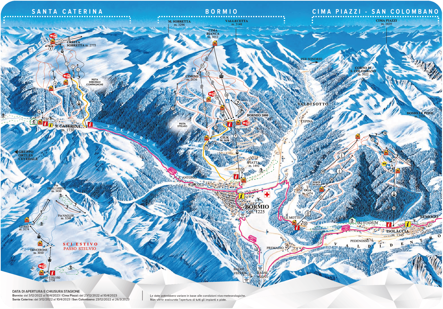 San Colombano Skipass, San Colombano