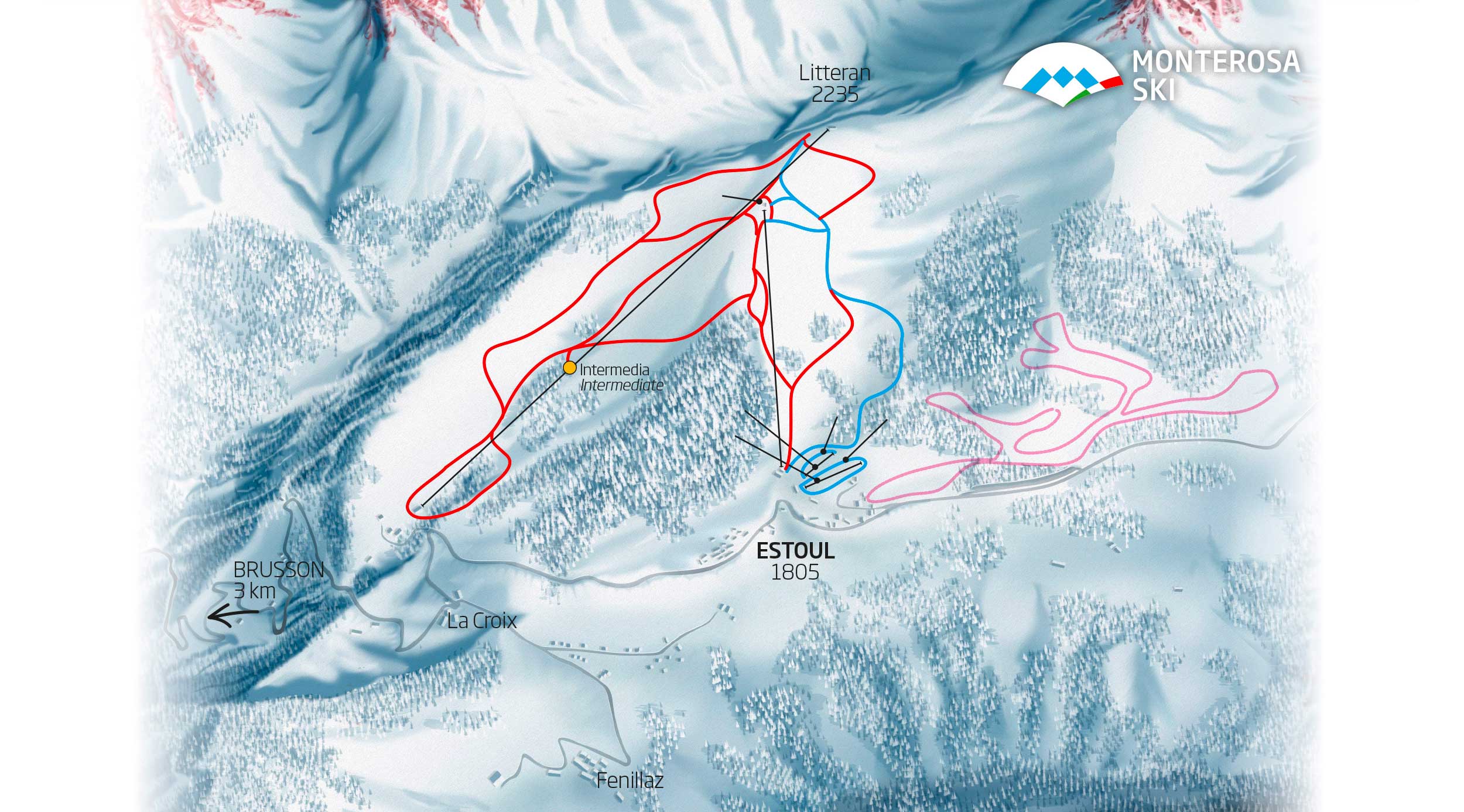 Brusson - Estoul Skipass, Brusson &#8211; Estoul