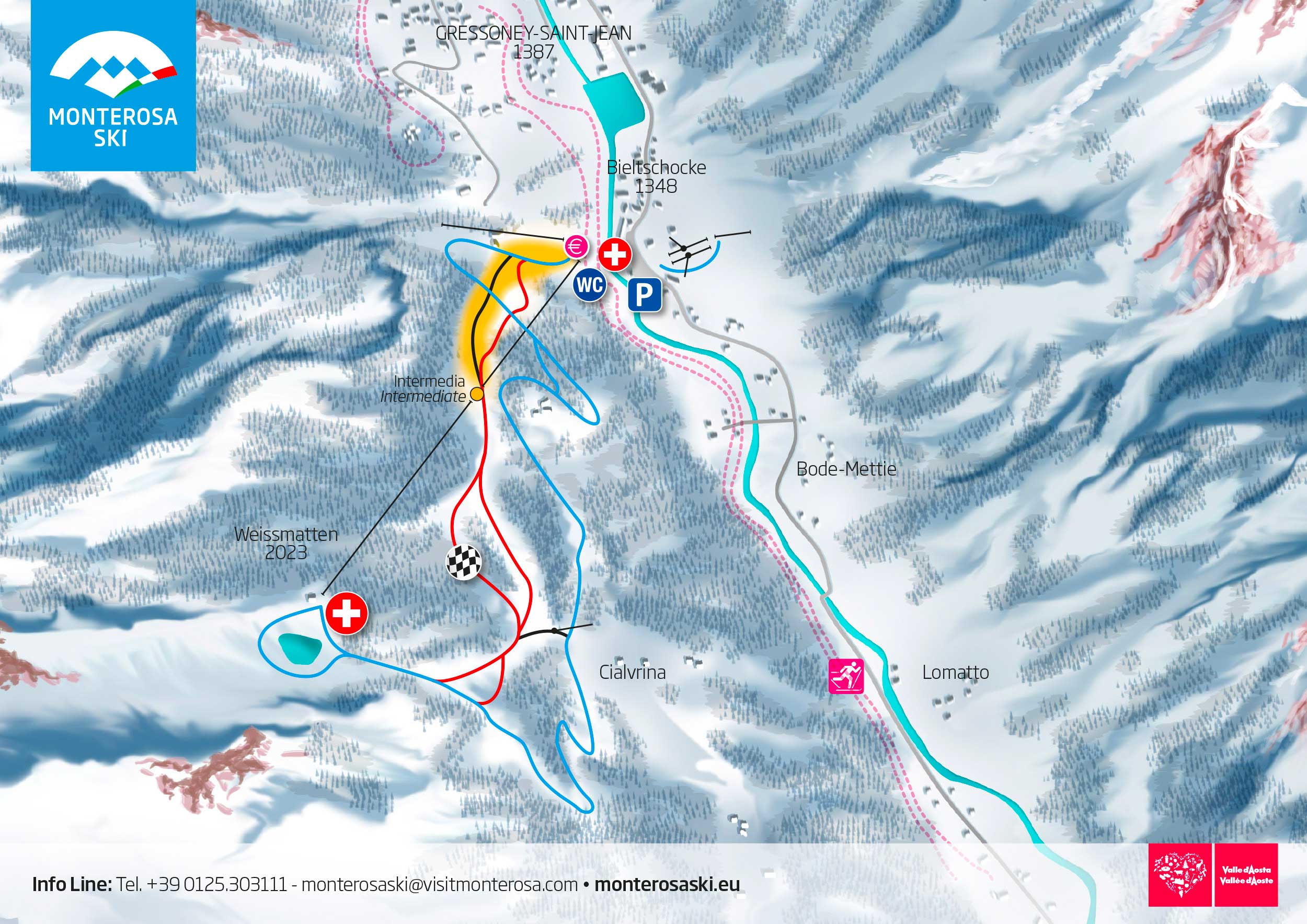 Skipass Gressoney-Saint-Jean, Gressoney-Saint-Jean