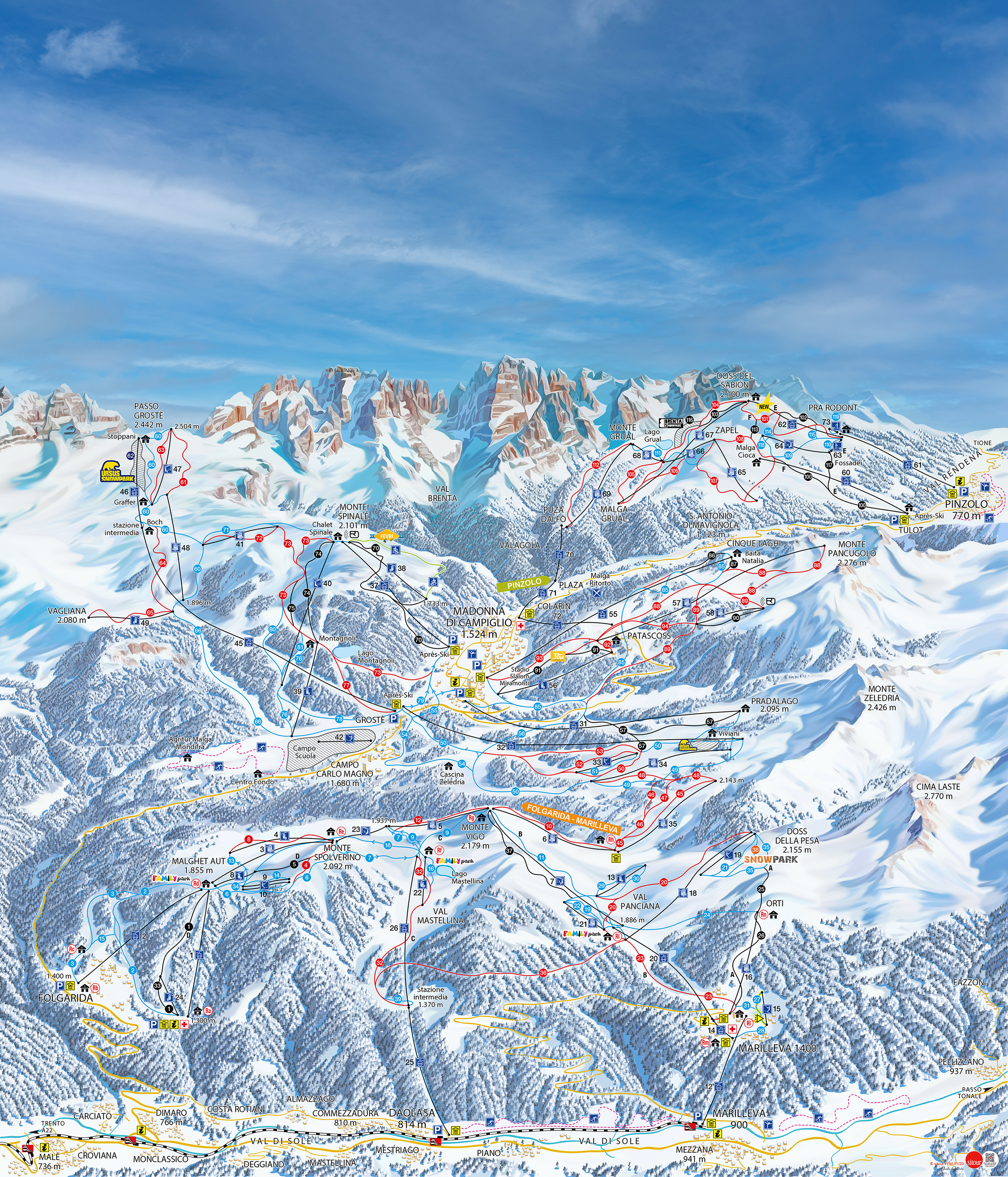 Skipass Pinzolo, Pinzolo