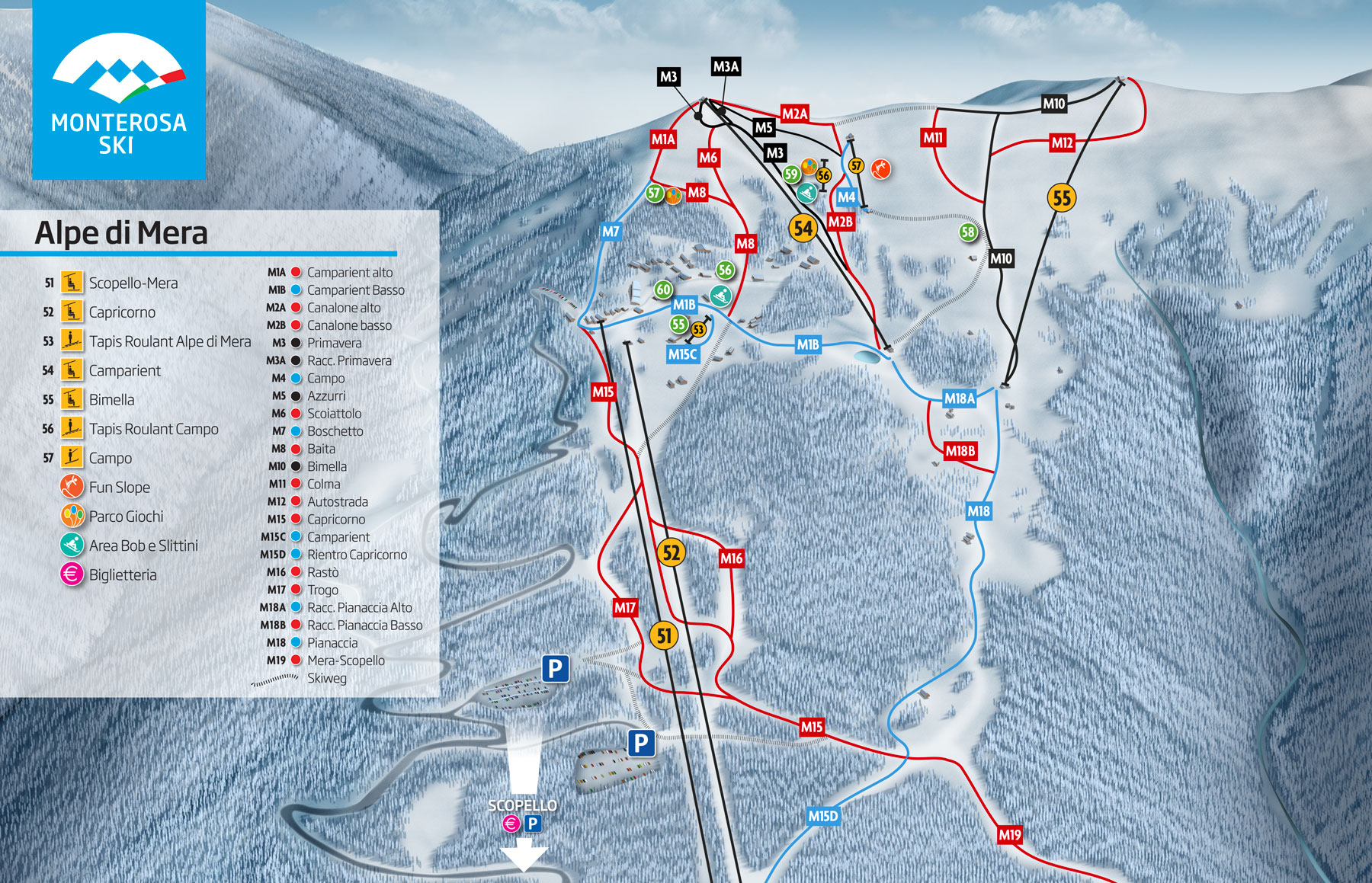 Skipass Alpe di Mera, Alpe di Mera